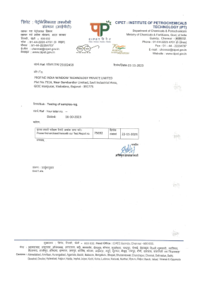 CIPET - Profile Test Report